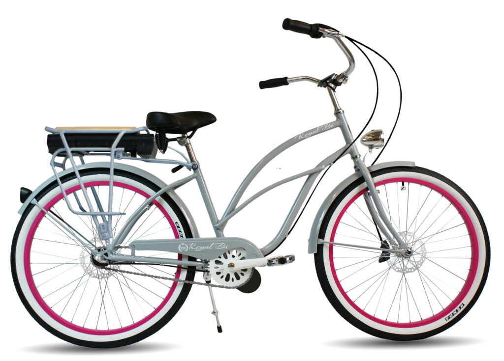Rower elektryczny Cruiser PINK PANTHER 28" e-bike miejski