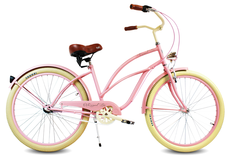 Rower Cruiser LOLA 26″ rożowy miejski