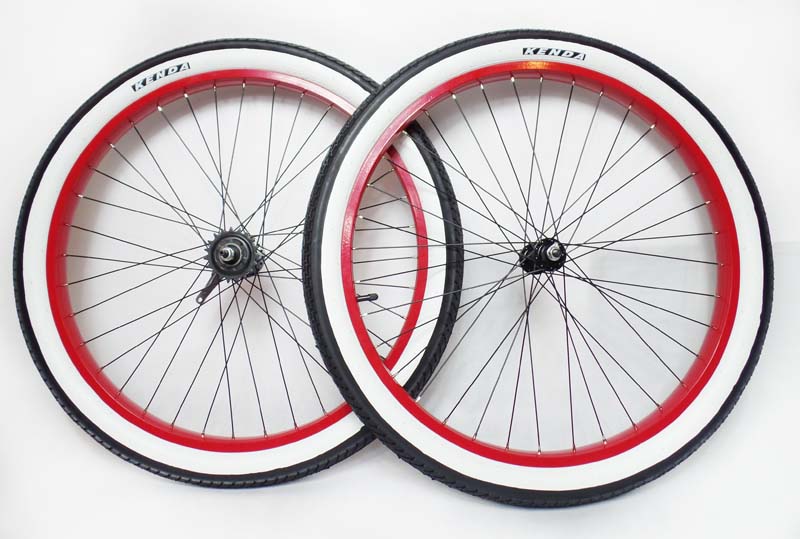 Koła rowerowe Cruiser 26″ czerwone (SHIMANO NEXUS 3)