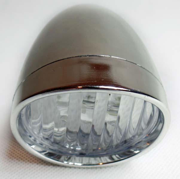 Lampka chrom LED retro + uchwyt
